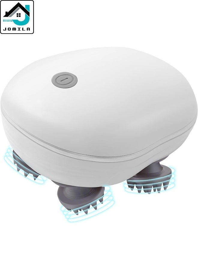 JOMILA Electric Scalp Massager with IPX7 Waterproof, 3D Rotating Head Massage for Scalp, Neck, Shoulders, Back and Pet, Portable Handheld Massager with Adjustable Intensity - Image 1