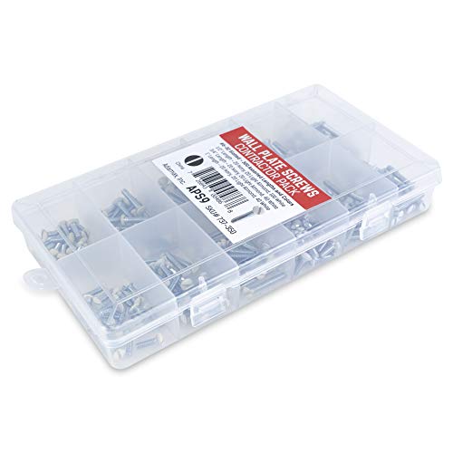 Adamax APS-9 6/32-Inch Slotted Wall Plate Screws,Assorted - Image 2