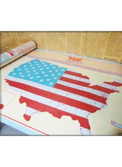 MARGOUN Scratch Off USA Map Travelers Guide Map of The United Stated of America Wall Poster Educational Craft  - Image 3