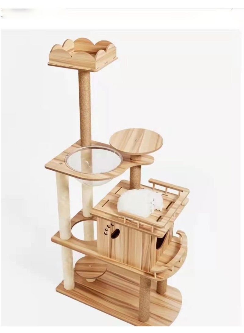 MONOGUE Large Multi Level Cat Tree with Sisal Scratching Posts Cat Play House and Rest Place Tower for Cats - Image 4