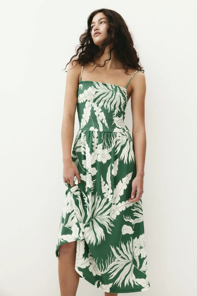 H&M Smocked strappy dress