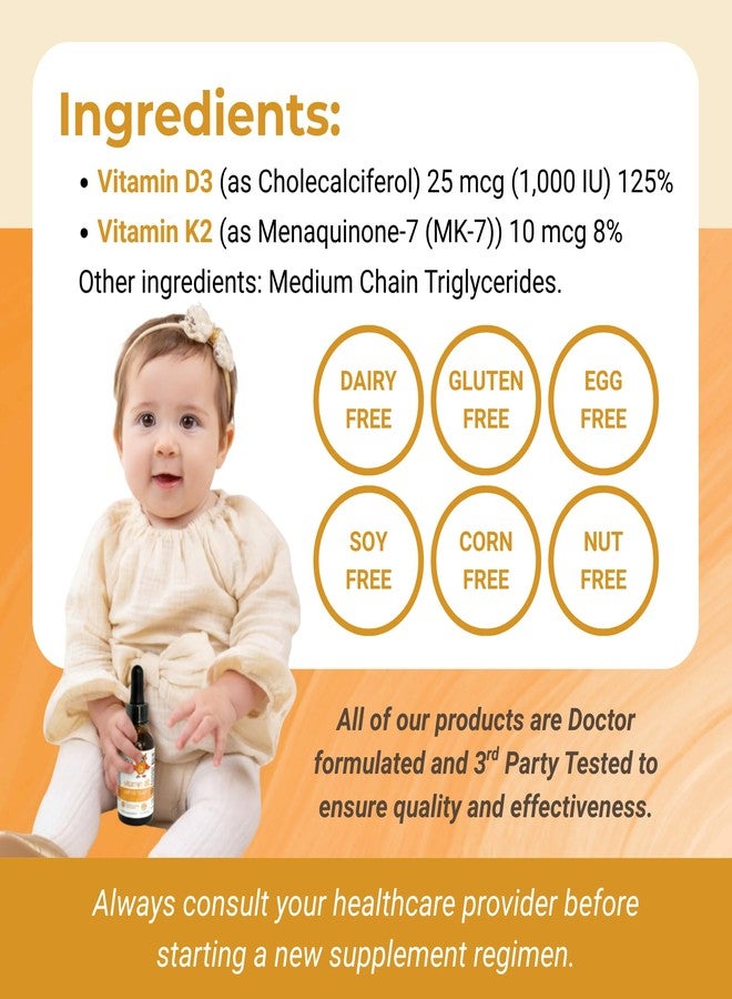 Serawise Organic Liquid Vitamin D3 with K2 by Dr. Ana Maria Temple | Supports Strong Bones and Immune Health | USDA Certified Organic | Olive Oil Base for Enhanced Absorption | 1 Fl Oz - Image 2