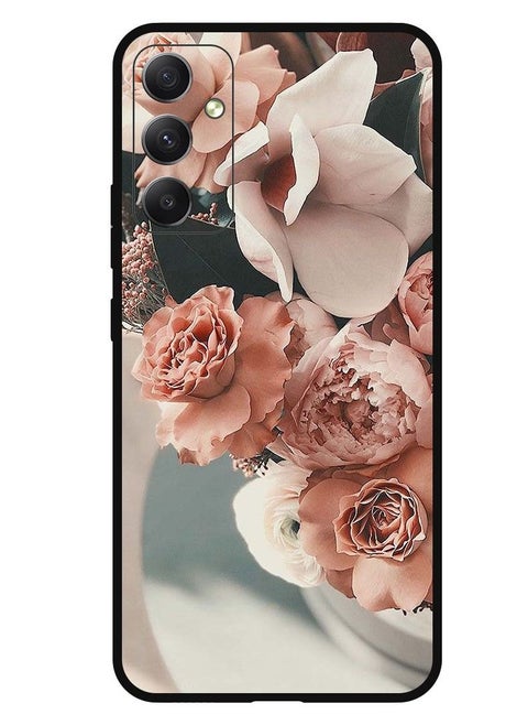 Protective Case Anti Scratch Shock Proof Bumper Cover For Samsung Galaxy A54 Peach Roses