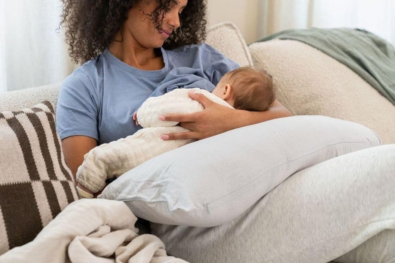 Doomoo Maxxy Pregnancy Pillow – Multi-Functional Maternity Support Cushion, Little Dots Grey - Image 3