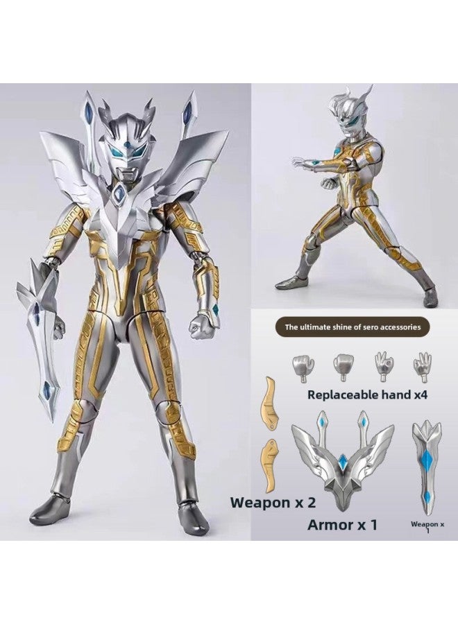 Shining Toys Super Action Figure Model Boys Children's Day-Color:538 Ultimate Shining Sero 15cm Multi-joint Super Movable - Image 1