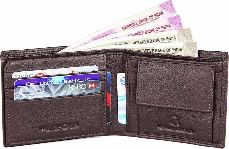 WildHorn mens Leather Wallet Belt Combo Men's Wallet - Image 3
