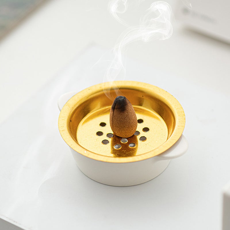 2pcs Metal Incense Burner Vintage Incense Cone Incense Stick Holder Adornment - Image 5