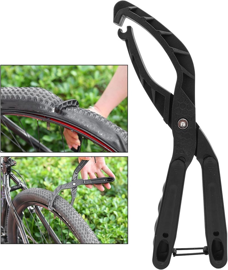 Tbest Cycle Tire Pliers, with Deflation Valve Nylon Cycle Tire Removal Pliers for Installation Repairing - Image 5
