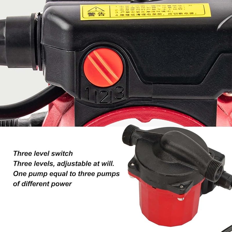 Stainless Steel Hot Water Recirculating Pump Low Noise 3 Speed Household Circulation Heater - Image 4