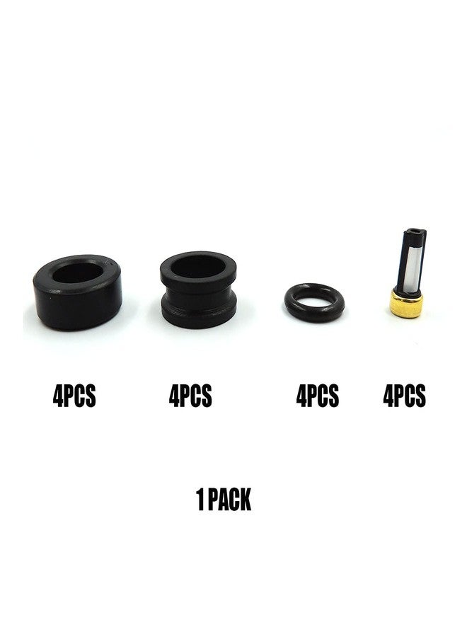 HiSport Fuel Injector Service Repair Kit Orings Filters compatible with Suzuki Chevrolet TOYOTA Mazda - Image 4
