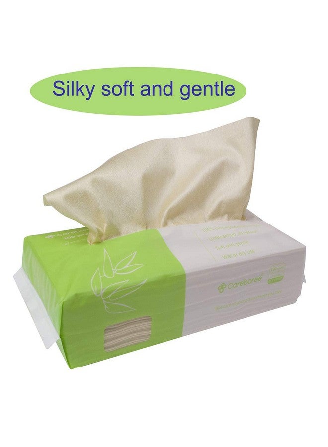 careboree 300 Count Careboree Unbleached Baby Dry Wipes Dry Unscented Multi-Purpose Cotton Tissue - Image 4