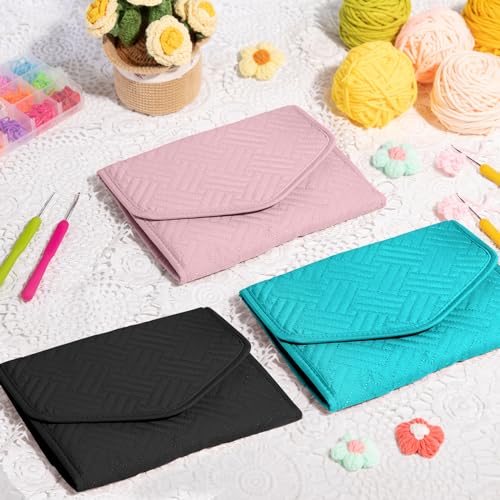 MYBAGZING Crochet Hook Case - Foldable Organizer - Knitting & Crochet Supplies Holder - Image 5
