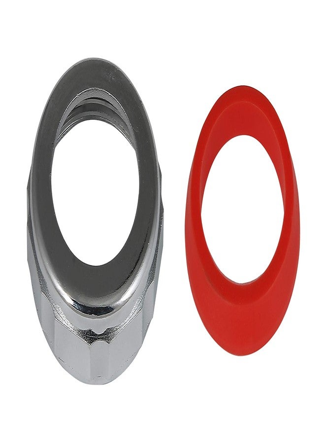 Keeney 916DK 1-1/4-Inch by 1-1/2-Inch Slip Joint Reducer Nut and Washer, Chrome - Image 1
