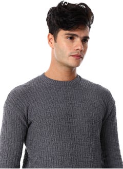 Caesar Wool Mens Pullover With Multi Design  - Image 3