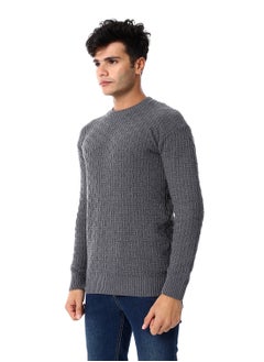 Caesar Wool Mens Pullover With Multi Design  - Image 2