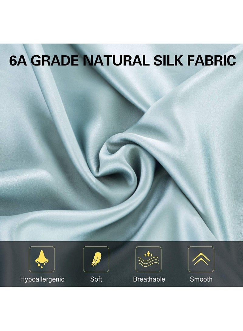 MONOGUE Mulberry Silk Pillowcase for Hair and Skin 19 Momme Natural Silk Pillowcases Soft Breathable Smooth Silk Pillow Cover (48 cm*74 cm) - Image 2