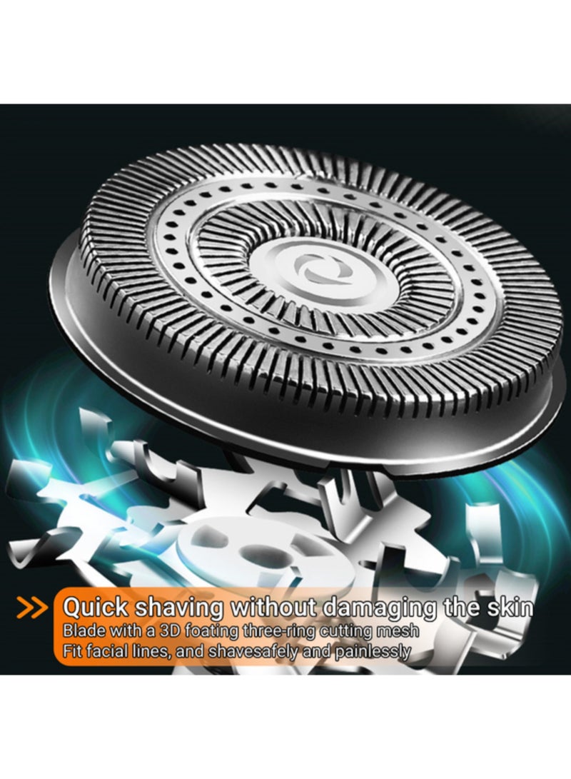 Professional Electric Shaver – Portable Grooming Razor with Sharp Blades, Low Noise & Travel Lock Function - Image 3