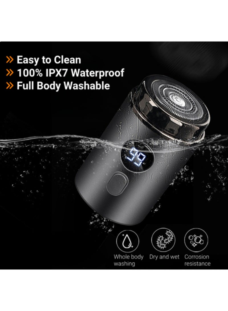 Professional Electric Shaver – Portable Grooming Razor with Sharp Blades, Low Noise & Travel Lock Function - Image 4