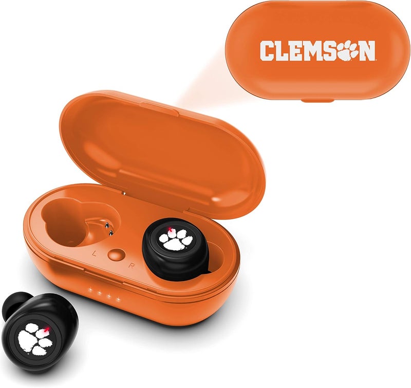SOAR NCAA Clemson Tigers True Wireless Earbuds, Team Color - Image 5
