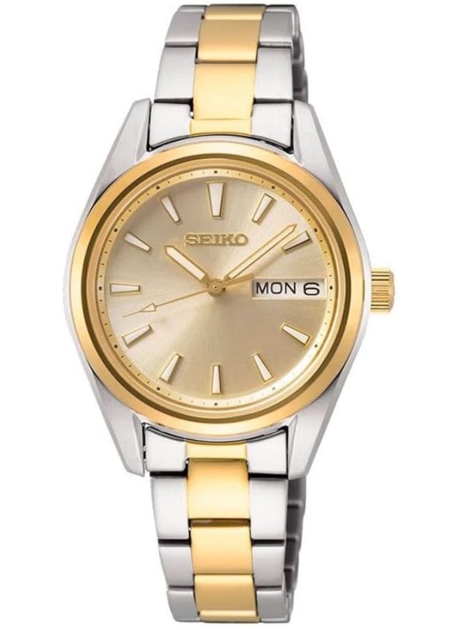 Seiko Women's Classic Quartz Watch with Analog Display and Stainless Steel Strap SUR354P1  - Image 1