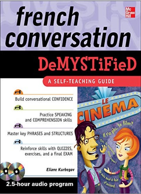 French Conversation Demystified With Two Audio Cds by Eliane Kurbegov Paperback