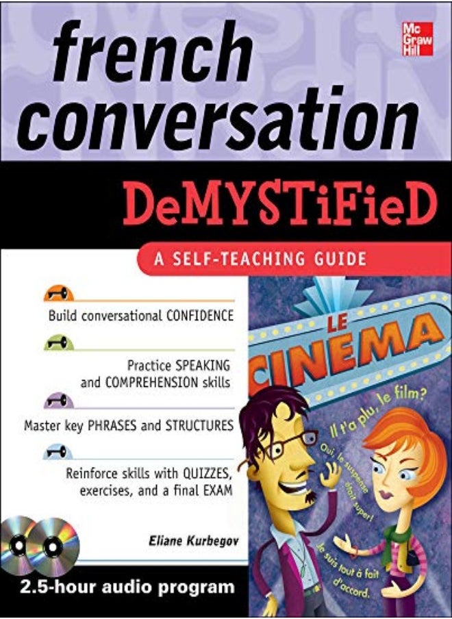 French Conversation Demystified With Two Audio Cds by Eliane Kurbegov Paperback 