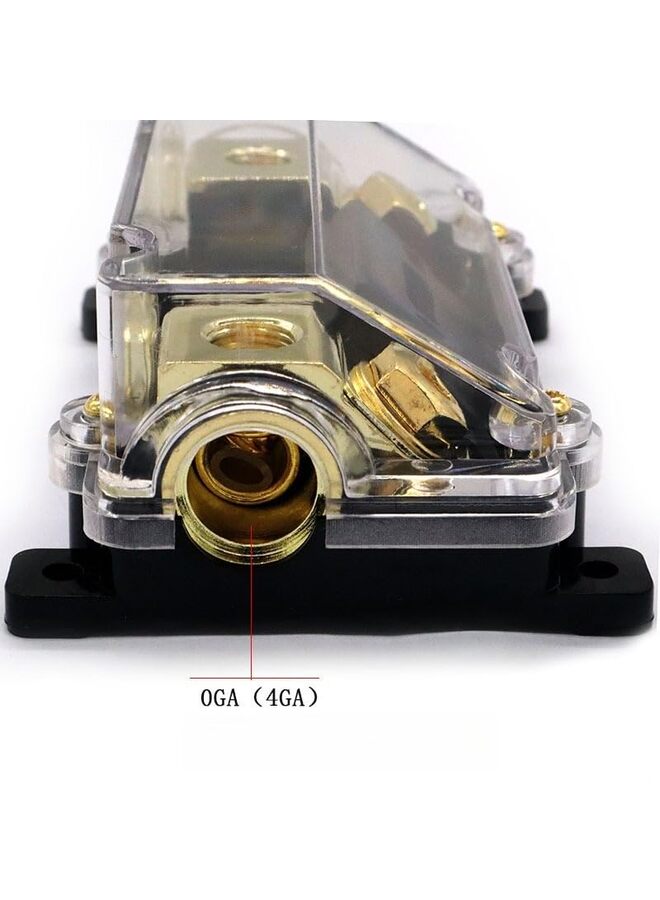 0/2/4 Gauge AWG in-Line ANL Fuse Holder with 250 Amp Fuse | Inline Fuse Holder - No Wire Terminals Needed | 250 Amp Fuse Block, Fuse Box, Automotive 4, 2, 0 Gauge Fuse Block - Image 3