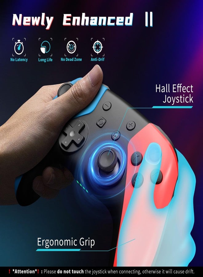 AceGamer Wireless Pro Controller for Nintendo Switch 2/Switch/Lite/OLED/Windows PC, Bluetooth Controller with Hall Effect Joysticks, Wake-up/Turbo/Dual Vibration/Macros/6-Axis Gyro/Screenshot - Image 2