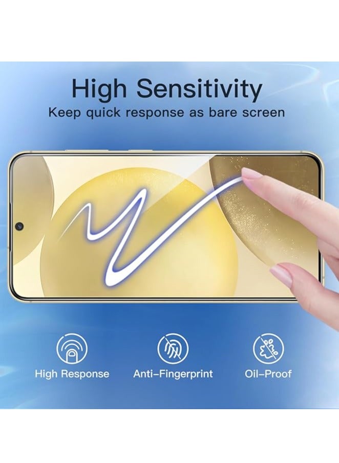 BORTONY Samsung Galaxy S25 5G Tempered Glass Film Anti-Spy Fingerprint ID Compatible with 2-Pack Bubble Free Tempered Glass for Samsung Galaxy S25 5G - Image 5