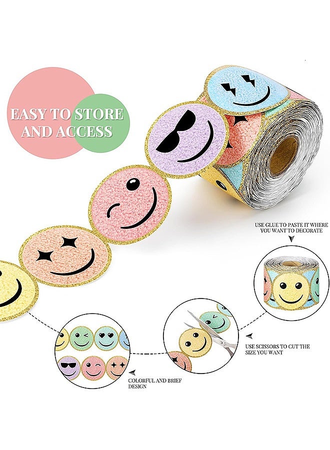 MXN 10M Happy Face Waterproof Classroom Borders, Colorful Smile Bulletin Border Chalkboard Decoration - Image 3