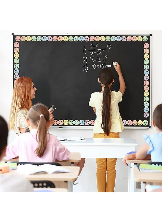 MXN 10M Happy Face Waterproof Classroom Borders, Colorful Smile Bulletin Border Chalkboard Decoration - Image 5