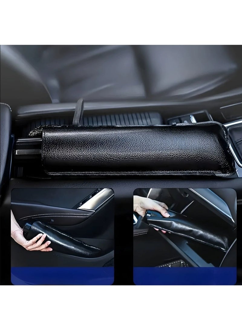 مظلة حماية شمسية للزجاج الأمامي للسيارة AuraShade Titan XL | عازل حراري 8 طبقات كبير 140x80 سم | شامل 4 ستائر جانبية هدية - Image 3