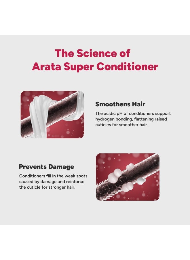 ARATA Super Conditioner For Frizzy Hair 200ML - Image 5