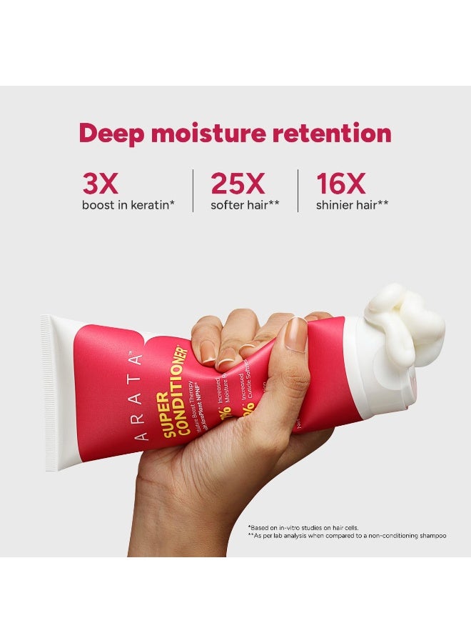 ARATA Super Conditioner For Frizzy Hair 200ML - Image 3