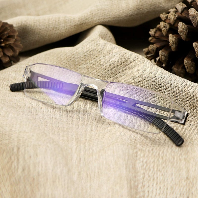 VisionGlobal 5/8 Pairs Reading Glasses, Computer Reading Glasses for Women and Men, Fashion Square Eyewear Frame - Image 5
