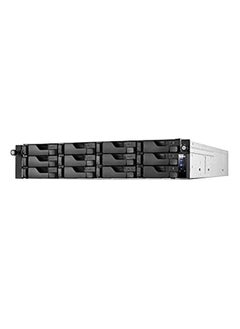 asustor Asustor Lockerstor 12RD AS6512RD - 12 Bay NAS, Quad-Core 2.1GHz CPU, 2.5GbE Port, 8GB RAM DDR4, 2U Rackmount Server with redundant Power Supply (Diskless) 