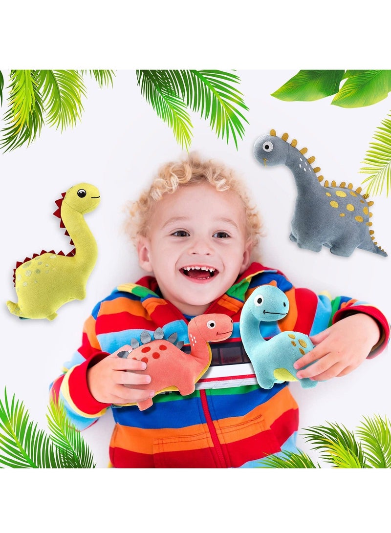Dinosaur Stuffed Animal, Small Dino Plush Toy and Egg Bag Set, Stuffed Dinosaur, Cute Stuffed Animals Plush Toys, Soft Dinosaur Stuff Animals for Birthday Dinosaur Themed Party Decorations - Image 4