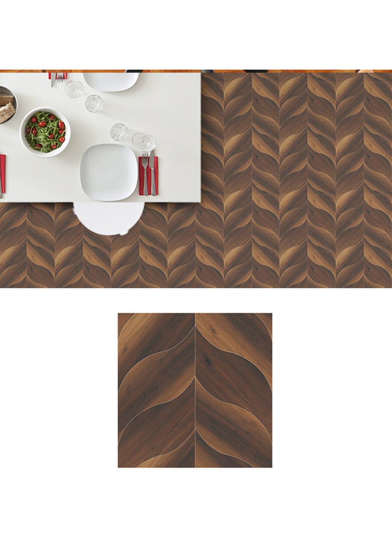 Sharpdo - 5Pcs Wall Sticker home decoration Self-adhesive 3D Wall Panels Floor Sticker  PVC Material Multicolour 40 x 40CM - Image 1
