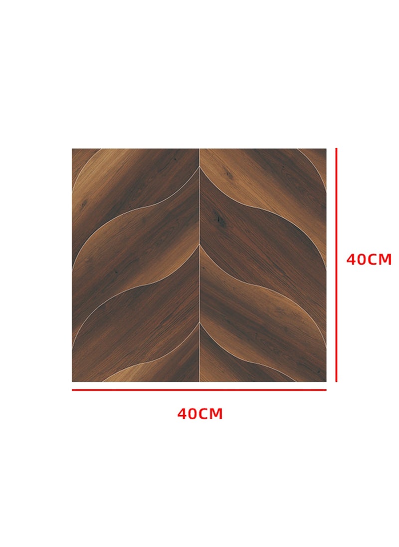 Sharpdo - 5Pcs Wall Sticker home decoration Self-adhesive 3D Wall Panels Floor Sticker  PVC Material Multicolour 40 x 40CM - Image 1