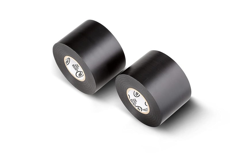 TAPIX Premium Quality Electrical Tape • 2 in Wide (2 Pack) 66 ft Long • Flame Retardant Vinyl • 7 mil Thick • Black - Image 5