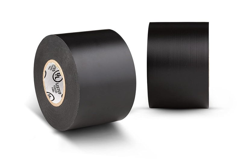 TAPIX Premium Quality Electrical Tape • 2 in Wide (2 Pack) 66 ft Long • Flame Retardant Vinyl • 7 mil Thick • Black - Image 4