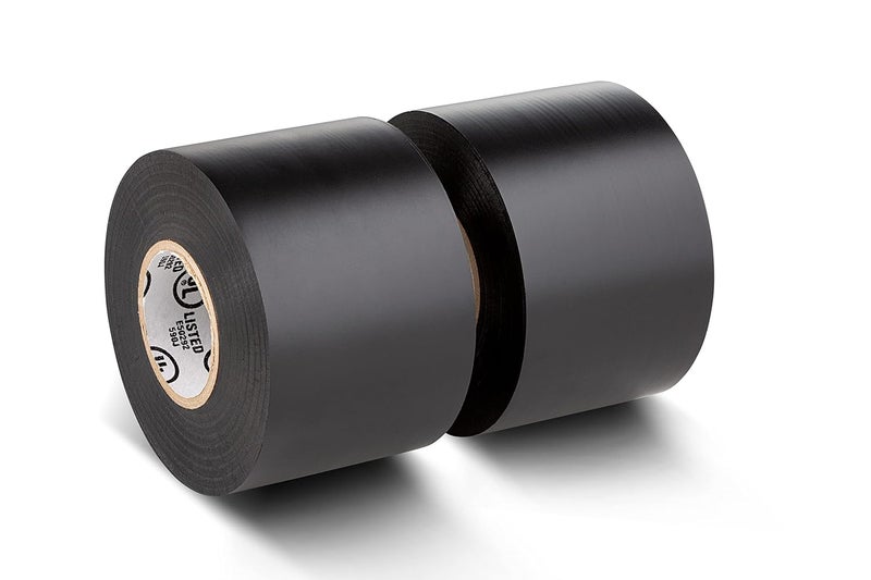TAPIX Premium Quality Electrical Tape • 2 in Wide (2 Pack) 66 ft Long • Flame Retardant Vinyl • 7 mil Thick • Black - Image 3