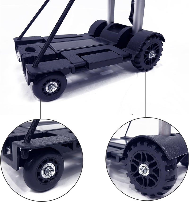 GUCHO Airport Car Seat Stroller Travel Cart  Carseat Roller for Traveling Extendable Base Plate Foldable storable and stowable Under Your Airplane seat - Image 4