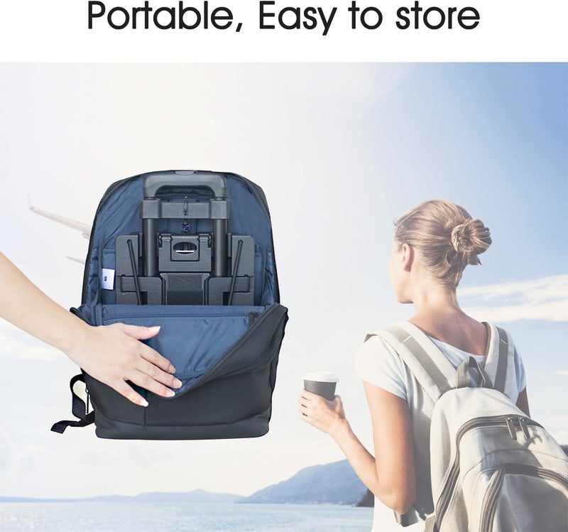 GUCHO Airport Car Seat Stroller Travel Cart  Carseat Roller for Traveling Extendable Base Plate Foldable storable and stowable Under Your Airplane seat - Image 5