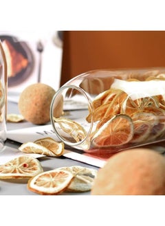 Happy Home Set of 3 Glass Storage Jars, Home Storage Bottle, Kitchen Storage Jars, Spice Jars Set with Wooden Lid Ball (500ml-800ml-1200ml)  - Image 5