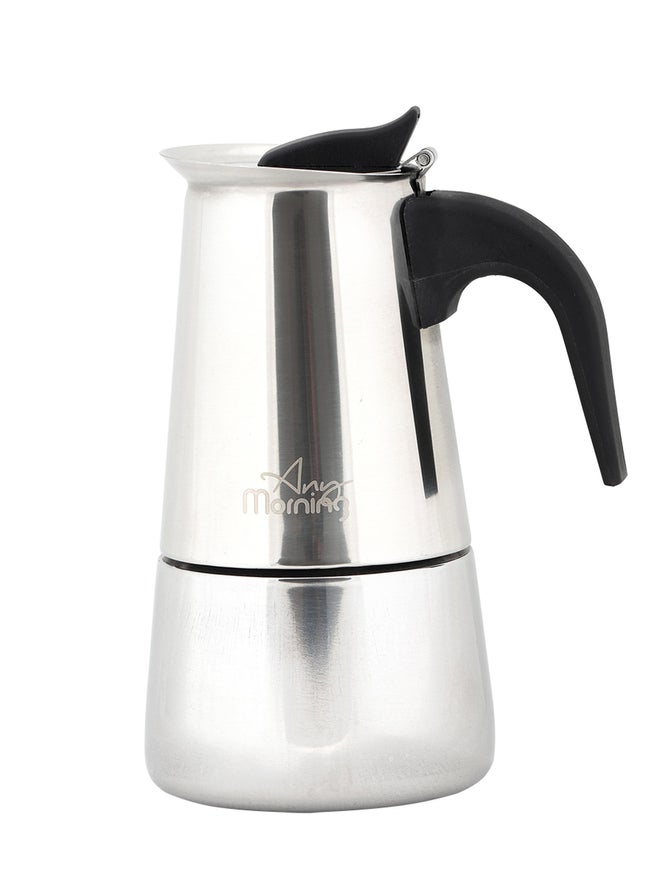 Any Morning Stainless Steel Stove Top Espresso Maker 300ml - Image 1