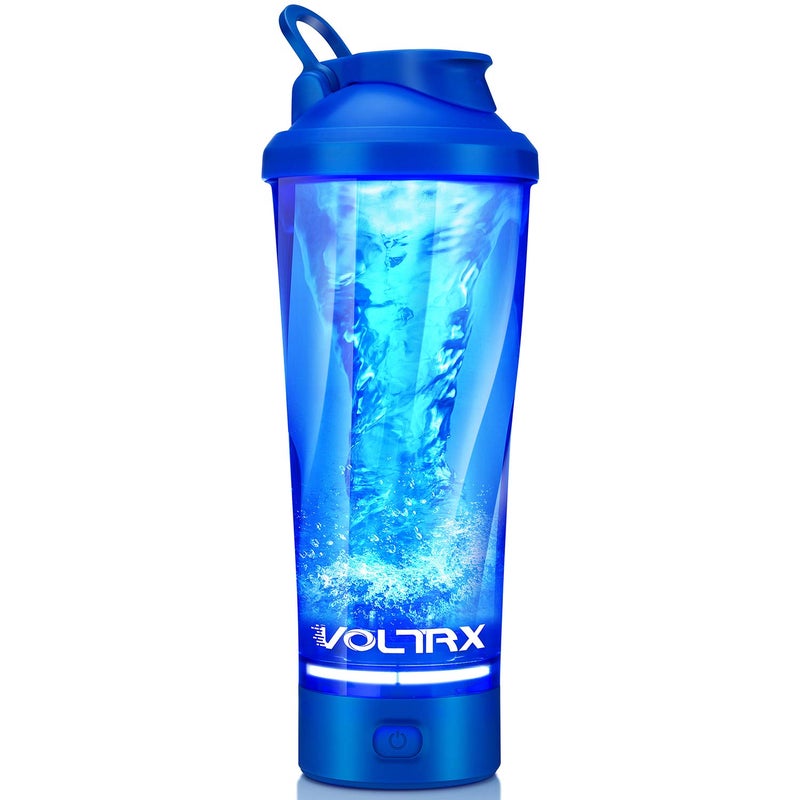 VOLTRX Premium Electric Protein Shaker Bottle, Made with Tritan - BPA Free - 24 oz Vortex Portable Mixer Cup/USB Rechargeable Shaker Cups for Protein Shakes - Image 1