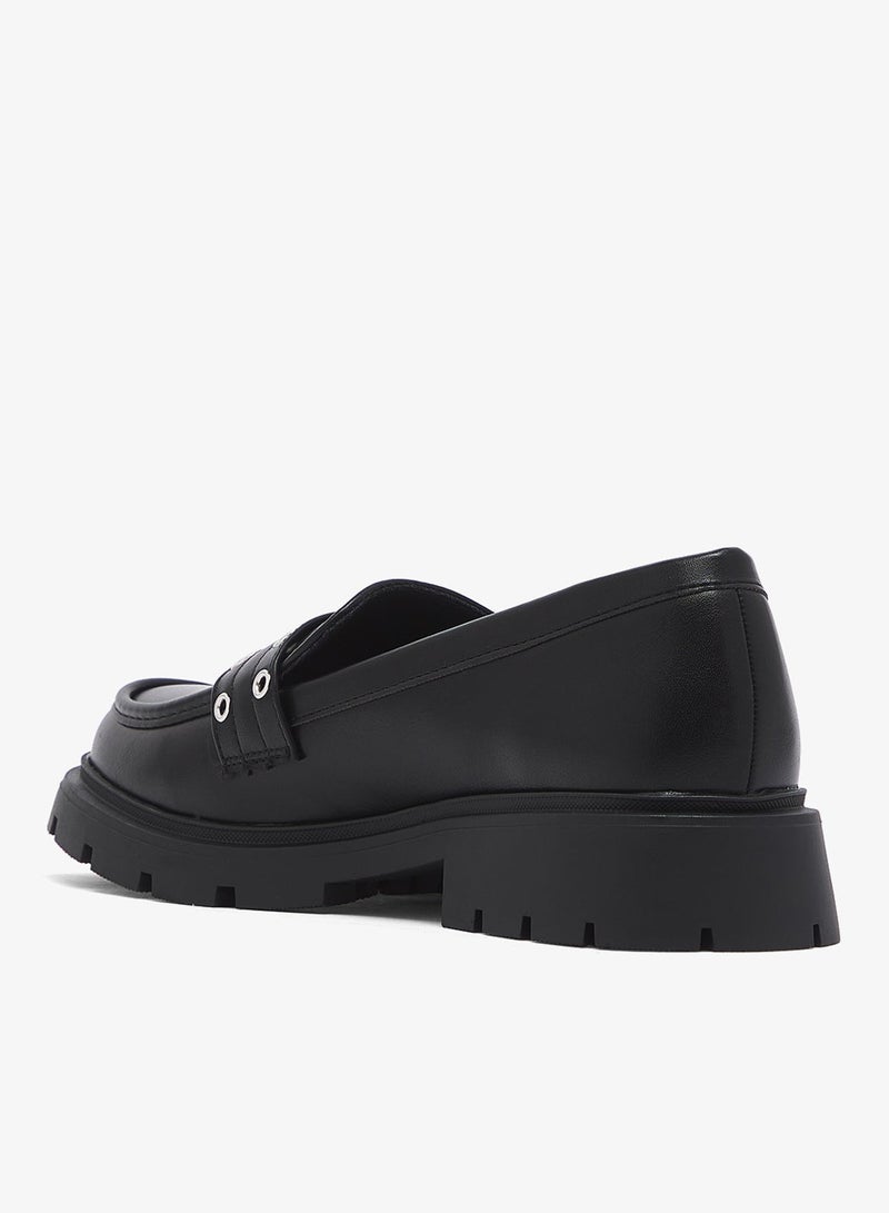 GLAMOROUS Buckle Detail Chunky Loafers - Image 4