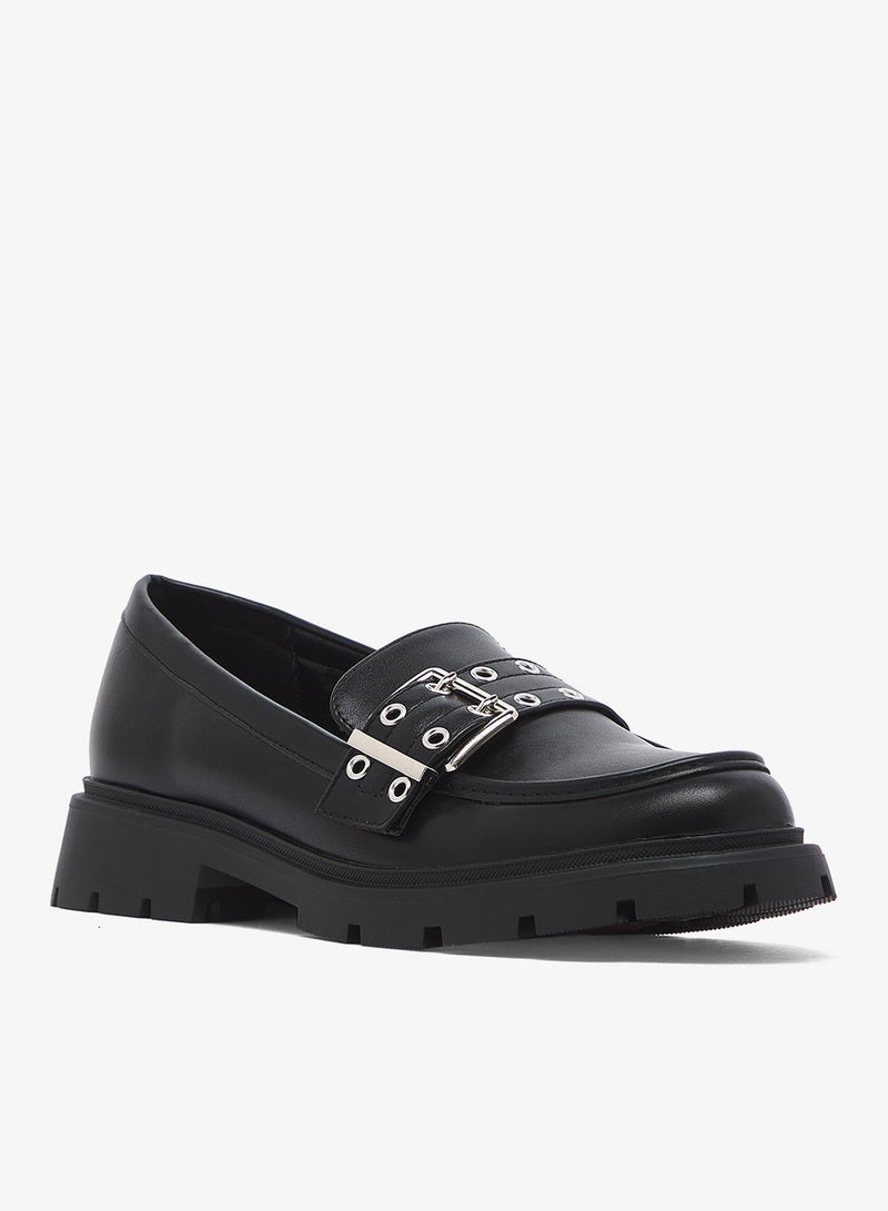 GLAMOROUS Buckle Detail Chunky Loafers - Image 3