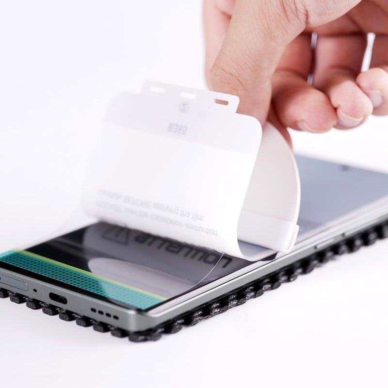 ايبيويند واقي شاشة من إيبايند عدد 2 قطعة لجهاز ريلمي جي تي 6 5G/جي تي 6 تي 5G مقاس 6.78 بوصة، فيلم TPU مرن، مع واقي عدسة كاميرا قطعة واحدة، فيلم خلفي قطعة واحدة [سهل التركيب] - Image 3